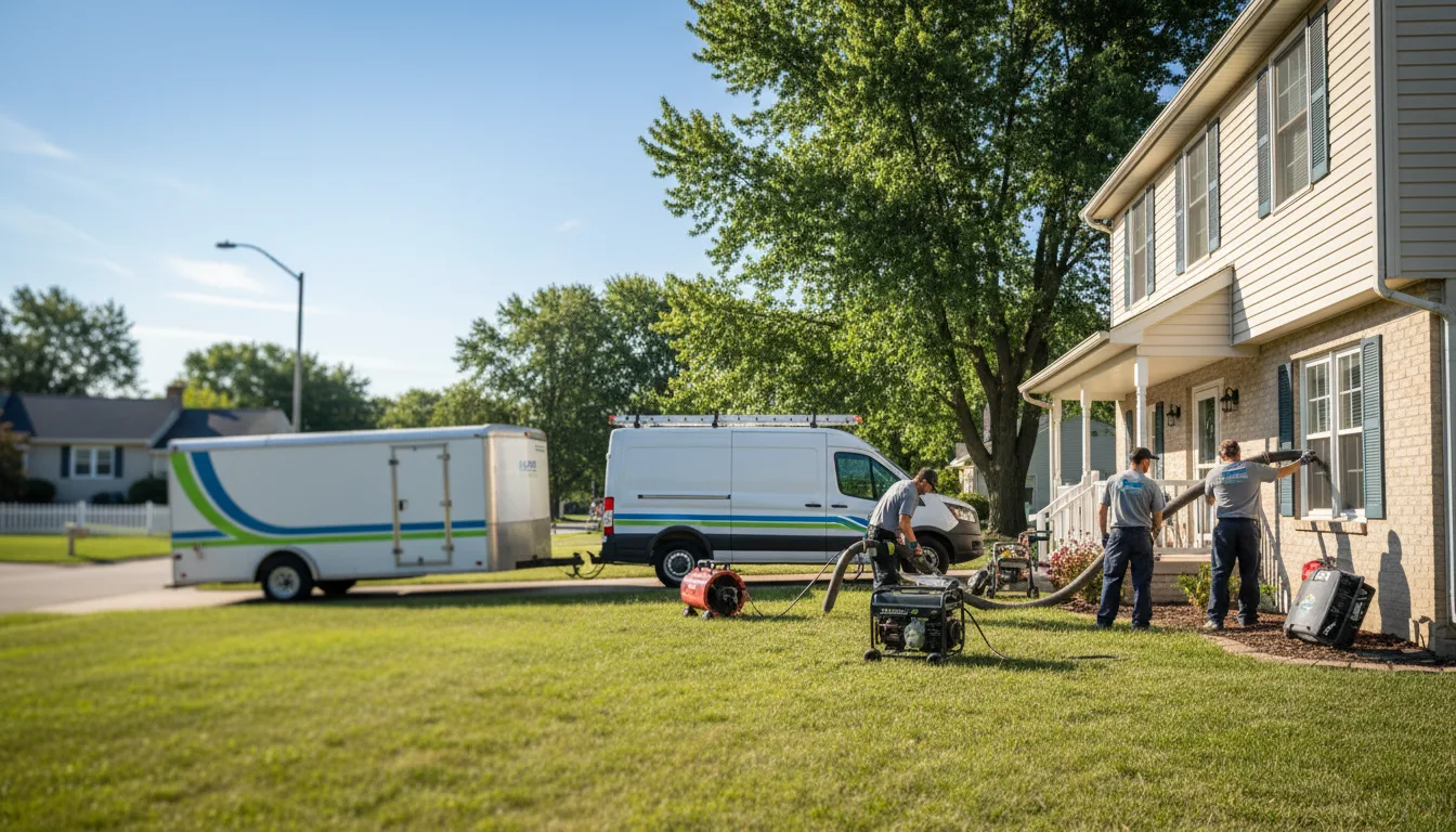 Flooded Basement Restoration And Cleanup With Repair in Carbon, IA near me